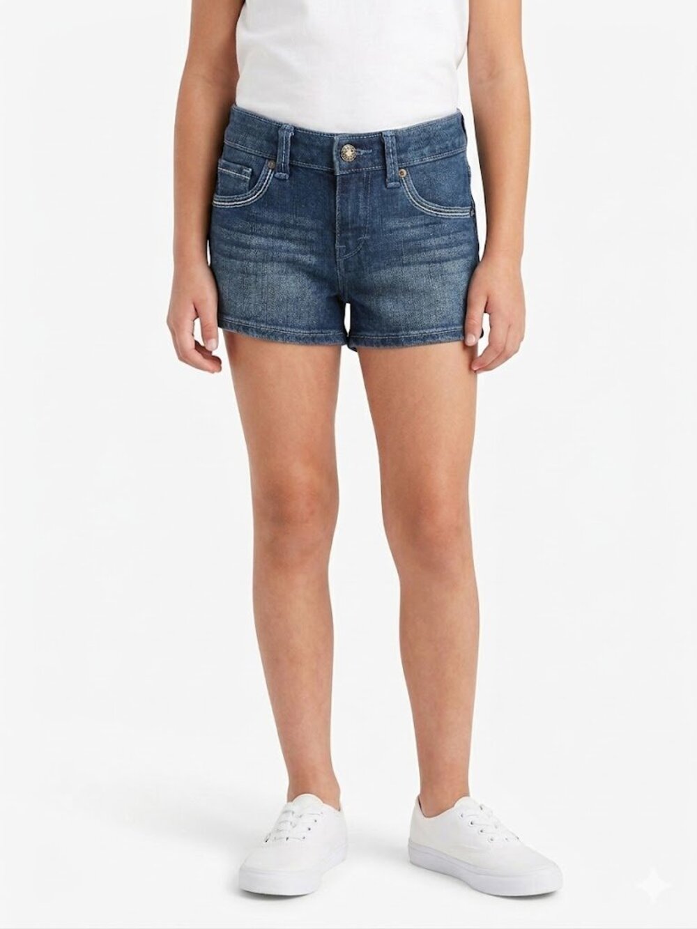 Levi's Girls Girl's Denim Shorts Size 6X Regular NWT